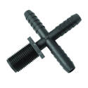 Polypropylene Nozzle For Center Of Boom Sections Hose To Pipe Cross    