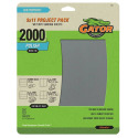 9 x 11-Inch 2000-Grit Fine Waterproof Sanding Sheet, 5-Pack