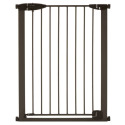 36-Inch Gray Matte Bronze Extra Tall-Wide Metal Gate
