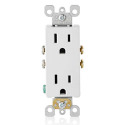 15-Amp 125-Volt Duplex Receptacle, White