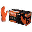 Gloveworks® Medium Industrial Orange Nitrile Gloves