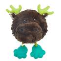 Footies Moose Plush Dog Toy