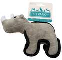 Tuffimals Small Rhino Dog Toy