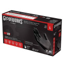 Black Nitrile Non-Sterile Gloves, L, 100-Pack