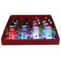 4-Inch Snowman or Santa LED Christmas Ornament