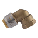1/2 X 1/2-Inch Brass Push Female Adapter Elbow