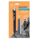 Mason® 6-In-1 Black Aluminum Builder's Tool With Refill Pack