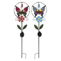 Butterfly Stck Solar Light MTL