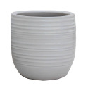 9-Inch White Esam Planter