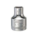 1/4 -Inch Socket 3/8-Inch Drive 12-Point Hand Socket
