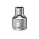1/4-Inch Socket 3/8-Inch Drive 12-Point Hand Socket