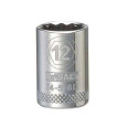 3/8-Inch Drive 12-mm Socket 12-Point Hand Socket