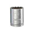 3/8-Inch Drive 13-mm Socket 12 Point Hand Socket