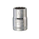 7/16-Inch Socket 3/8-Inch Drive 12 Point Hand Socket