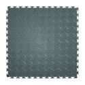 20-1/2 x 20-1/2-Inch Diamond Plate Flexible Interlocking Floor Tile  