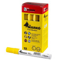 El Marko® Medium Valve Tip Yellow Paint Marker, 12-Pack
