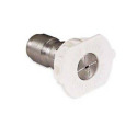 4.0 Orifice 40-Degree Angle White High-Pressure Nozzle