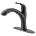 Matte Black 1-Handle Pull-Out Kitchen Faucet