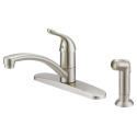 Brushed Nickel 1-Handle Kitchen Faucet