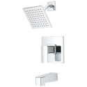 Chrome 1-Handle Tub & Shower Trim Kit - 1-Function Showerhead, 1.75 GPM, Pressure Balance VERSITECH® Valve Included