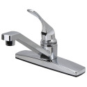 Chrome 1-Handle Kitchen Faucet With Side Spray
