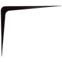 12-Inch x 14-Inch Black Shelf Bracket
