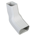3 x 4-Inch White Vinyl Transition Elbow