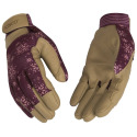KincoPro™ Women's Synthetic Gloves, Burgundy, Medium