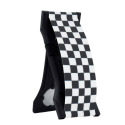 Black And White Checkered Pro Cell Phone Grip For All Mobile Devices