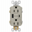 radiant® 15-Amp 125-Volt Self-Test, Tamper-Resistant GFCI Duplex Receptacle, 1-Pack, Nickel