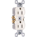 TradeMaster® 15-Amp 125-Volt Duplex Receptacle, 1-Pack, White