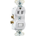 White Combination Switch & Receptacle