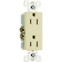 radiant® 15-Amp 125-Volt Duplex Receptacle, 1-Pack, Ivory