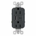 radiant®GFCI USB A/C Duplex Receptacle