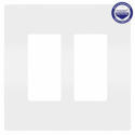 Microban® White Screwless Wall Plate