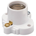 White Lamp Holder, 250-Volt, 660-Watt