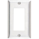 Brushed Silver Stainless Steel Rocker Switch Wall Plate