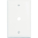 TradeMaster® White Telephone/Coax Cable Wall Plate