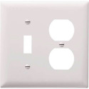 TradeMaster® White Combination Wall Plate