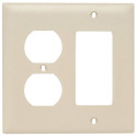 TradeMaster® Ivory Combination Wall Plate