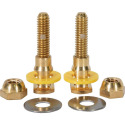 Brass Setfast Toilet Bolts Set