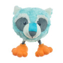 Footies Raccoon Plush Dog Toy