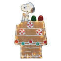 36-Inch Snoopy And Gingerbread Doghouse Yard Decor
