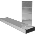 24-Inch X 10-Inch X 3-1/4-Inch, 30  Guage, Galvanized Steel Duct Stack