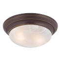 Venetian Bronze Ceiling Light Fixture, 60, 13-Watt, CFL Lamp