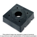 4x4-Inch Composite Plastic Base Standoff, Black