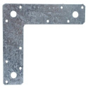 6x6-Inch 14-Gauge Galvanized L-Strap Tie