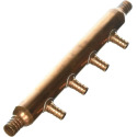 4-Port Open Crimp Copper PEX Pipe