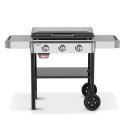 28-Inch Rust Resistant Black Flat Top Griddle With 3 Burners
