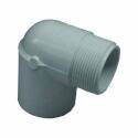 1/2 in. MPT x 1/2 in. FPT PVC Pressure Street Elbow Fitting, 90° - Schedule 40, 1-Pack
